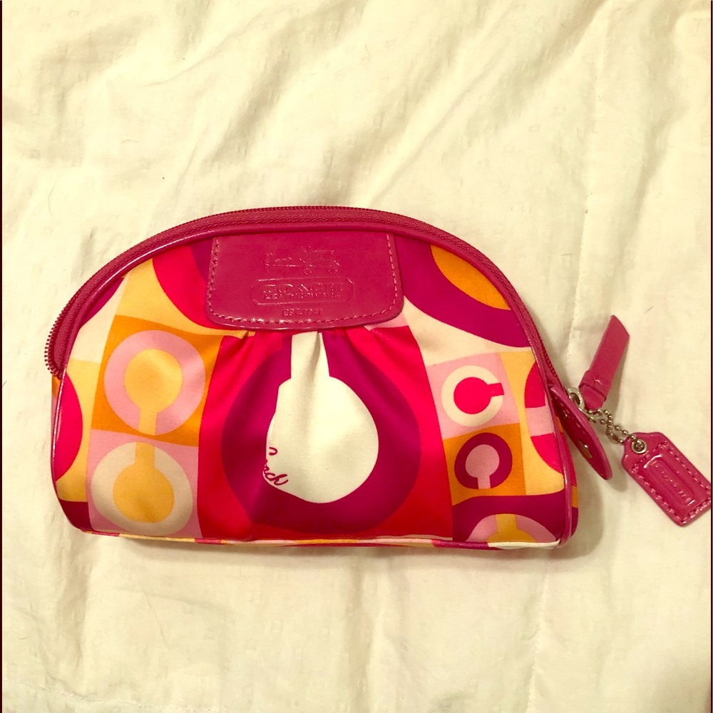 Coach make up bag